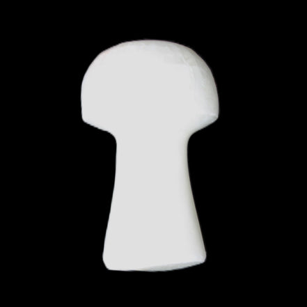 Pale and Yellow Calcite mushroom 30-37mm 14-21g in sunlight - Rocks and Things Store