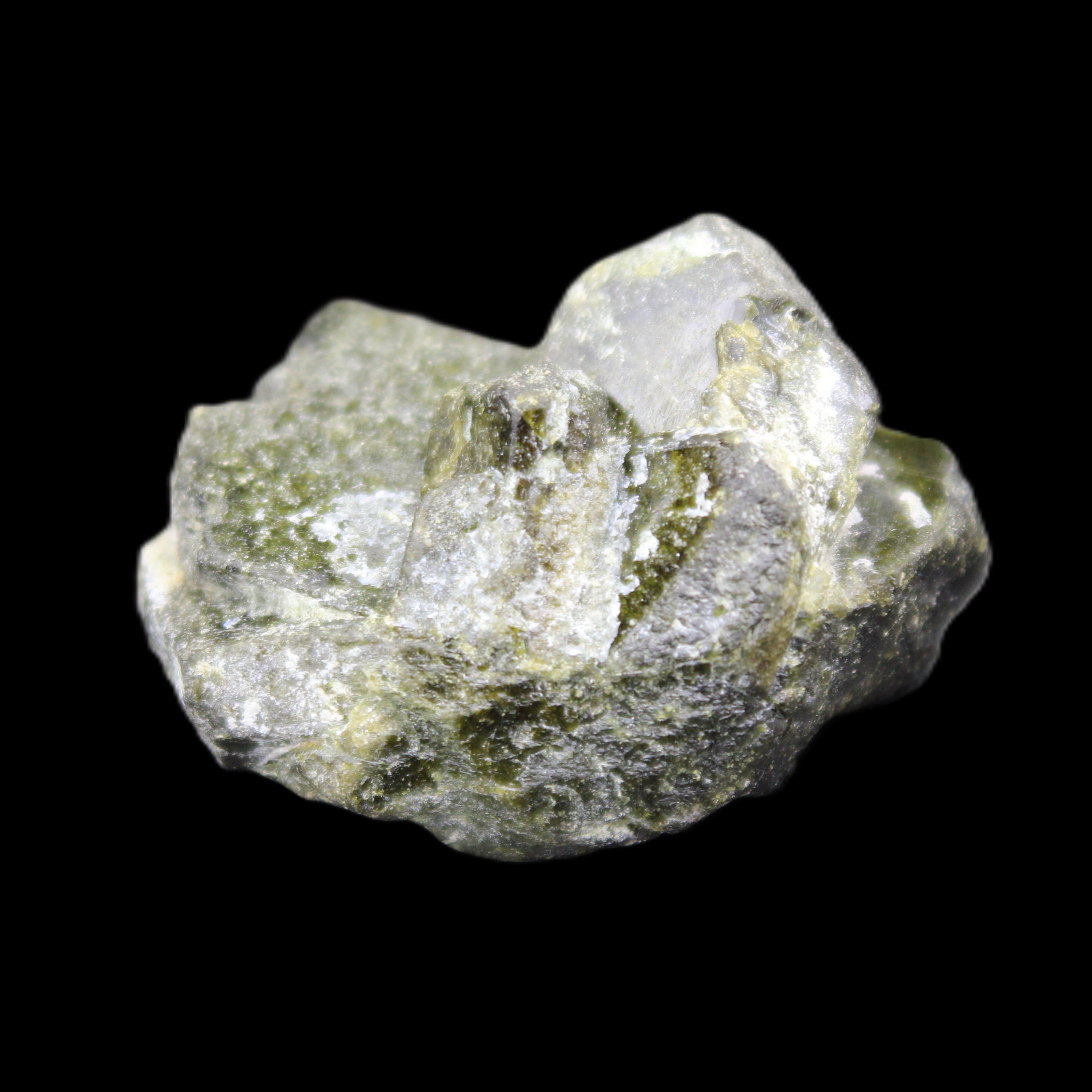 Epidote cluster specimen 37*32*22mm 37.9g in sunlight - Rocks and Things Store