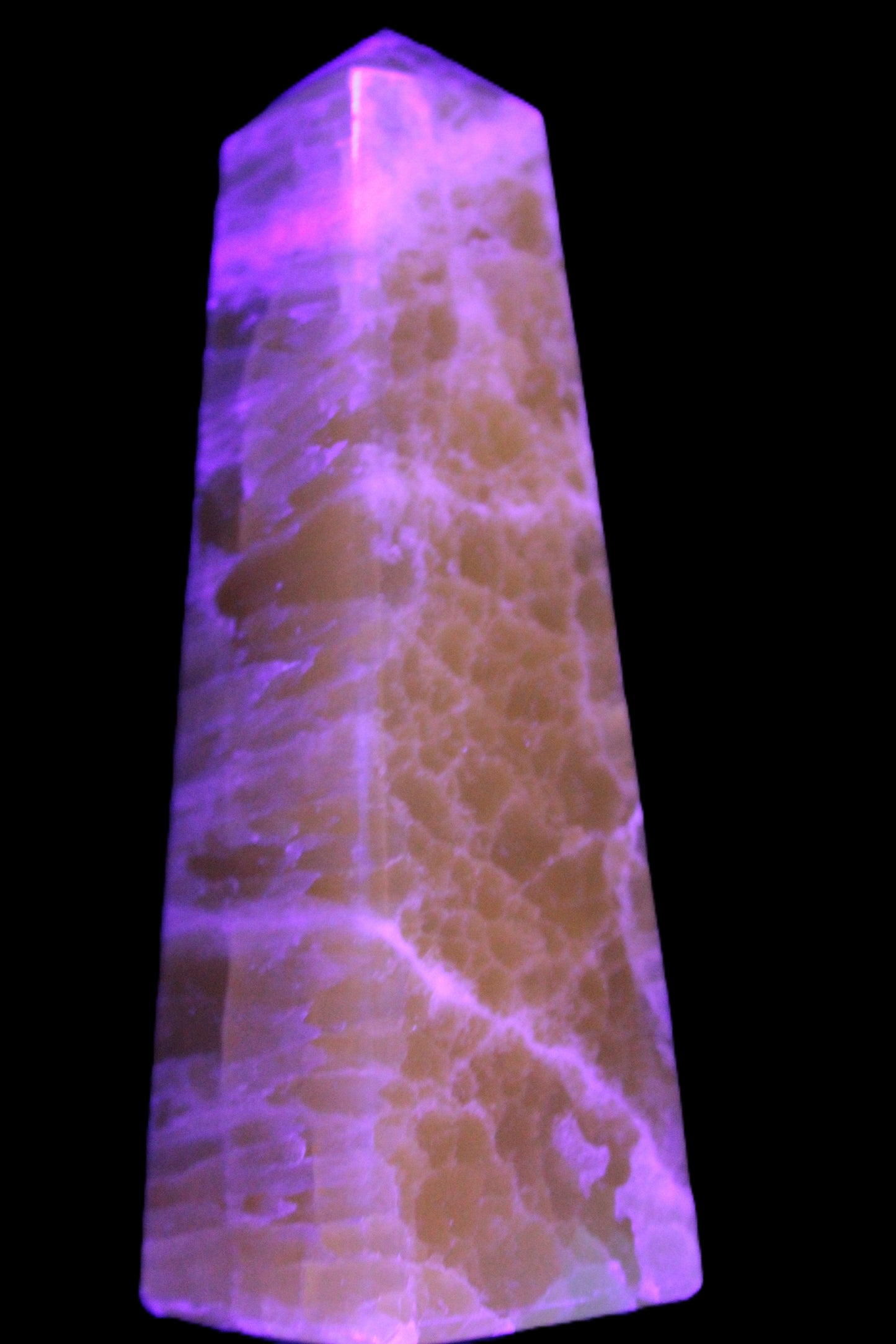 Lemon Calcite obelisk 543g Rocks and Things