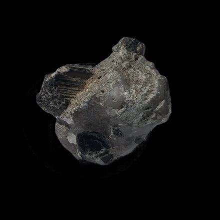 Dark Green Tourmaline in Marble from Afghanistan 130ct 26.0g - Rocks and Things Store