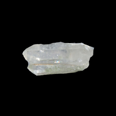 Non-identical Twinned Chlorite Quartz, paired Yin Yang and Imprinted from Skardu 4.4g in sunshine - Rocks and Things Store