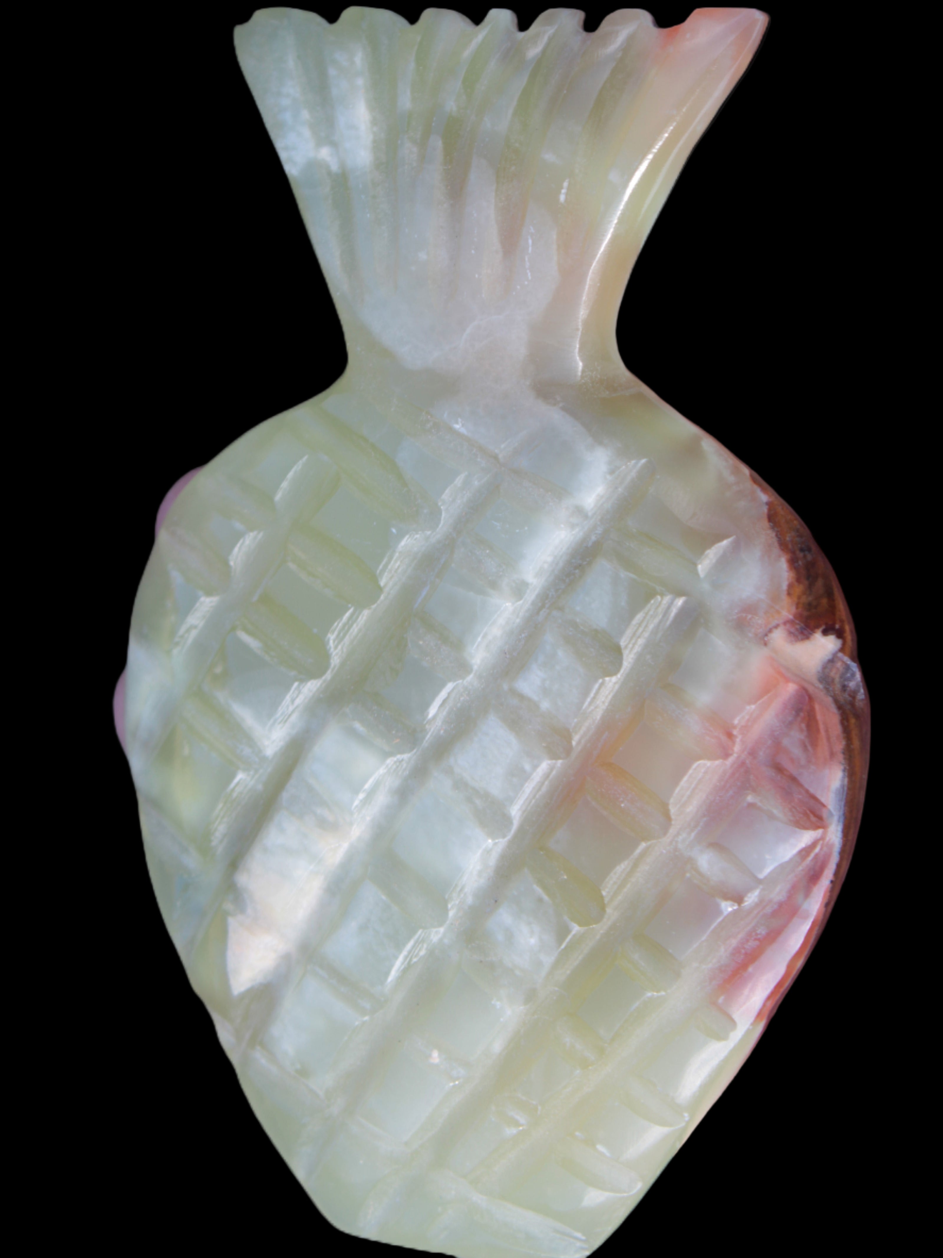 Afghan Jade pineapple 135*88mm 208.6g in sunshine - Rocks and Things Store