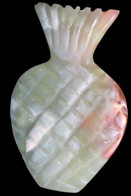 Afghan Jade pineapple 135*88mm 208.6g in sunshine - Rocks and Things Store