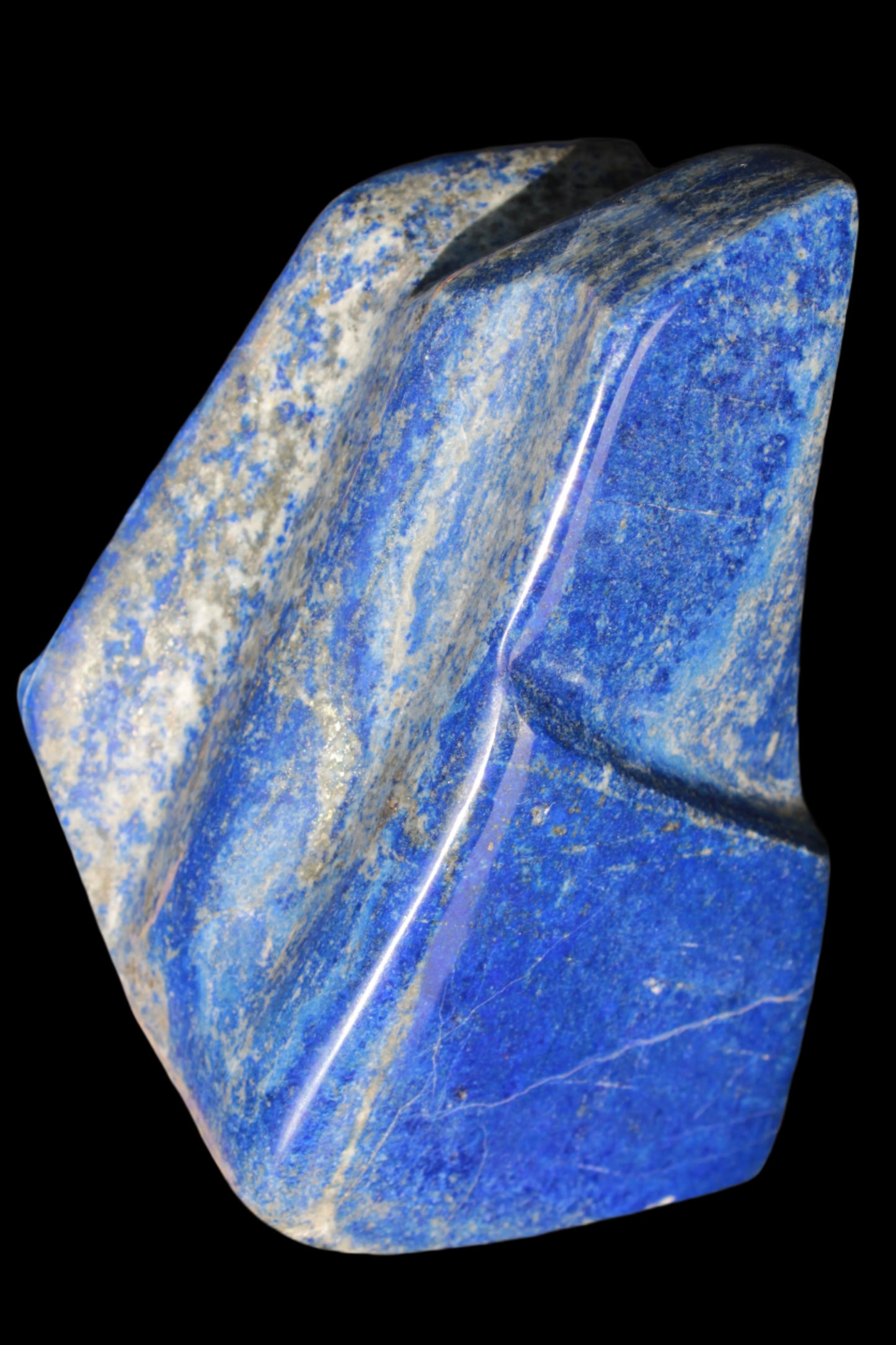 Lapis Lazuli from Afghanistan freeform 90*78*139mm 1620g in sunshine - Rocks and Things Store