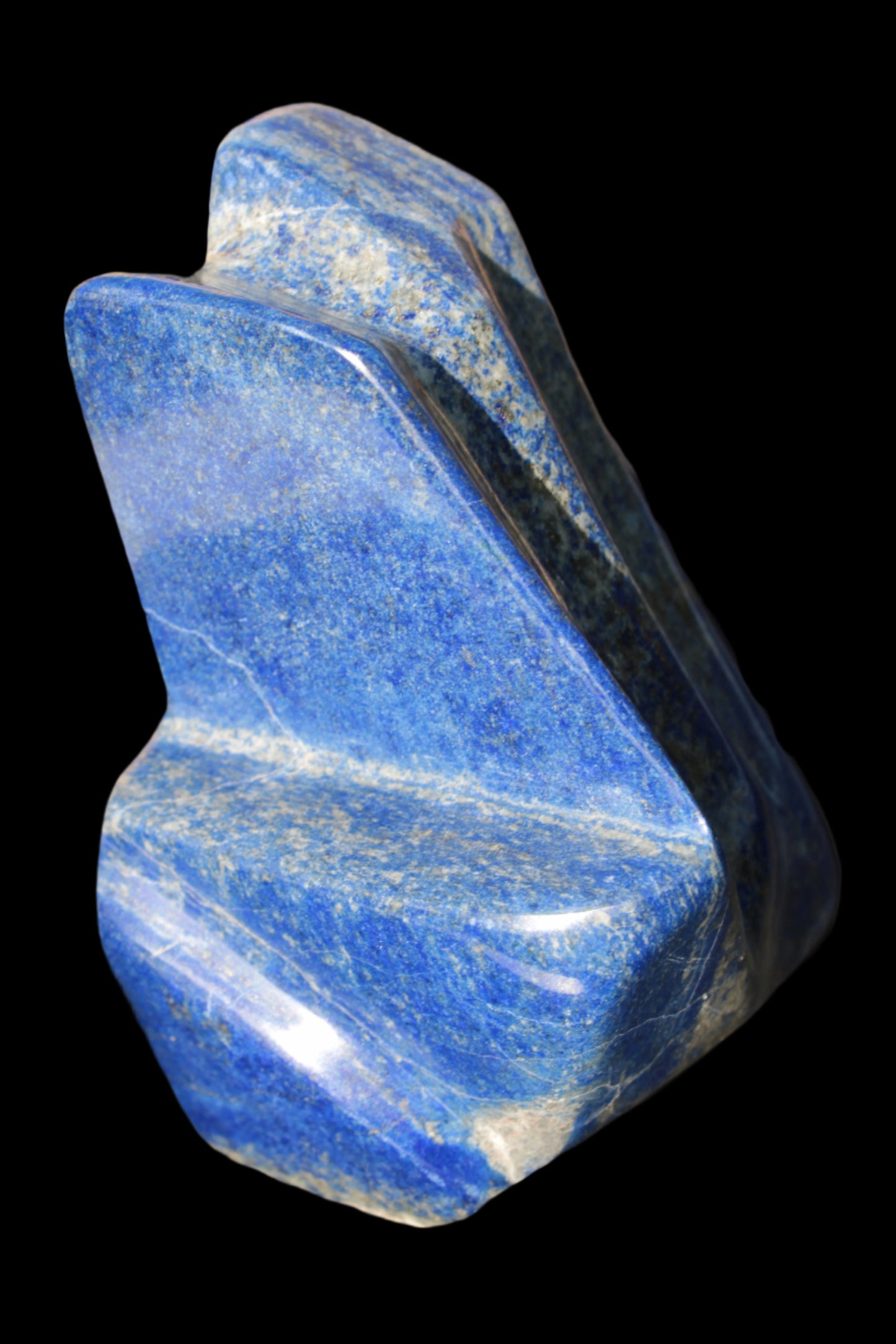 Lapis Lazuli from Afghanistan freeform 90*78*139mm 1620g in sunshine - Rocks and Things Store