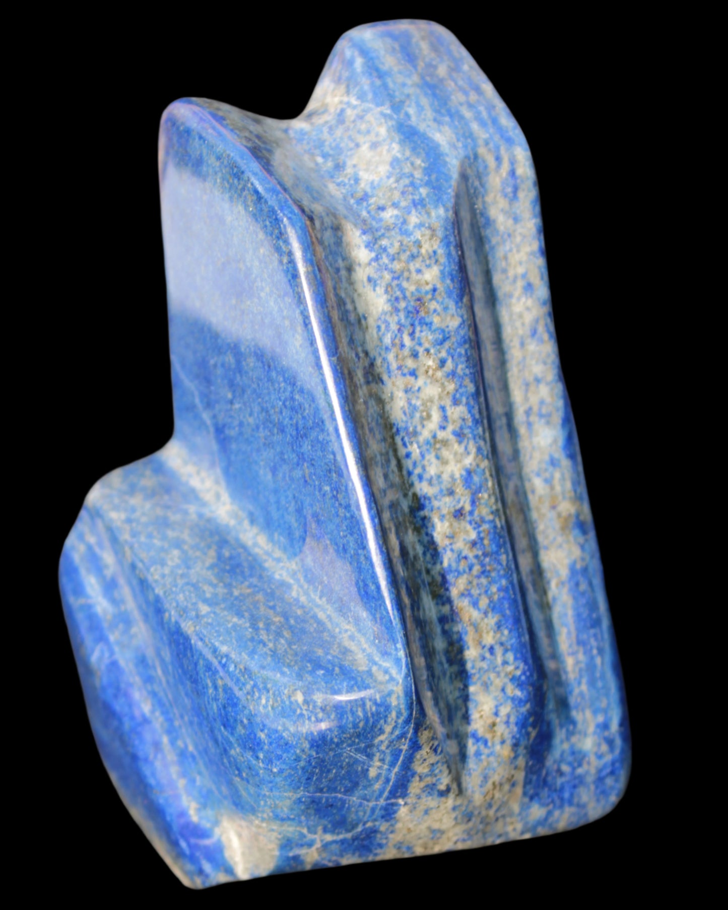Lapis Lazuli from Afghanistan freeform 90*78*139mm 1620g in sunshine - Rocks and Things Store