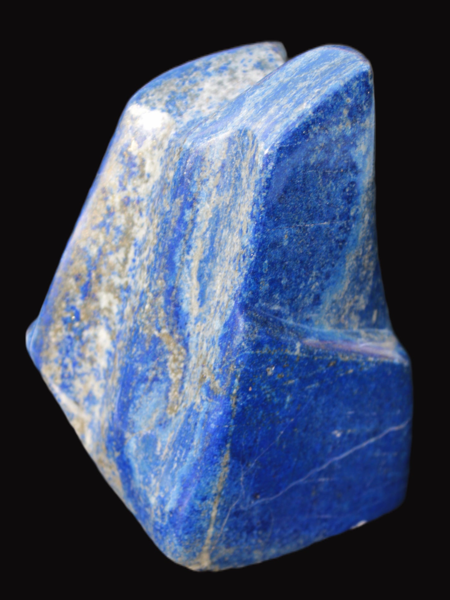 Lapis Lazuli from Afghanistan freeform 90*78*139mm 1620g in sunshine - Rocks and Things Store