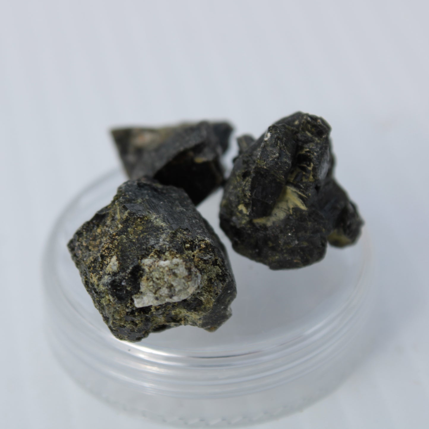 Epidote 3 clusters 87.3ct 17.4g Rocks and Things