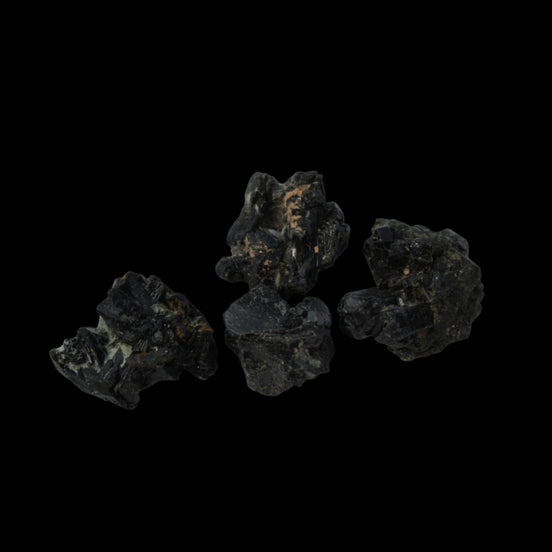 Epidote 4 clusters 44.9ct 9g in dull sunlight - Rocks and Things Store