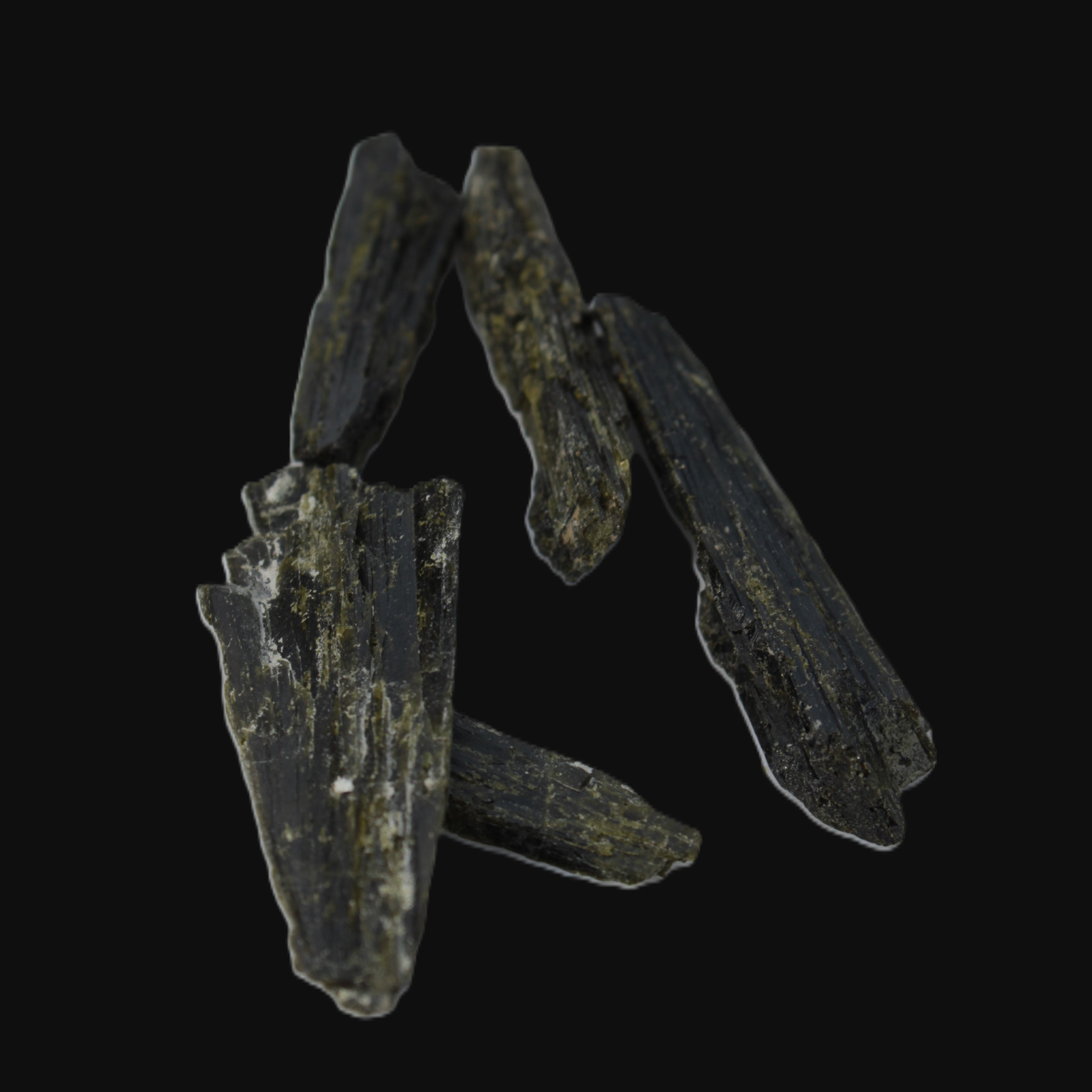 Epidote 5 crystals 38ct 7.7g Rocks and Things