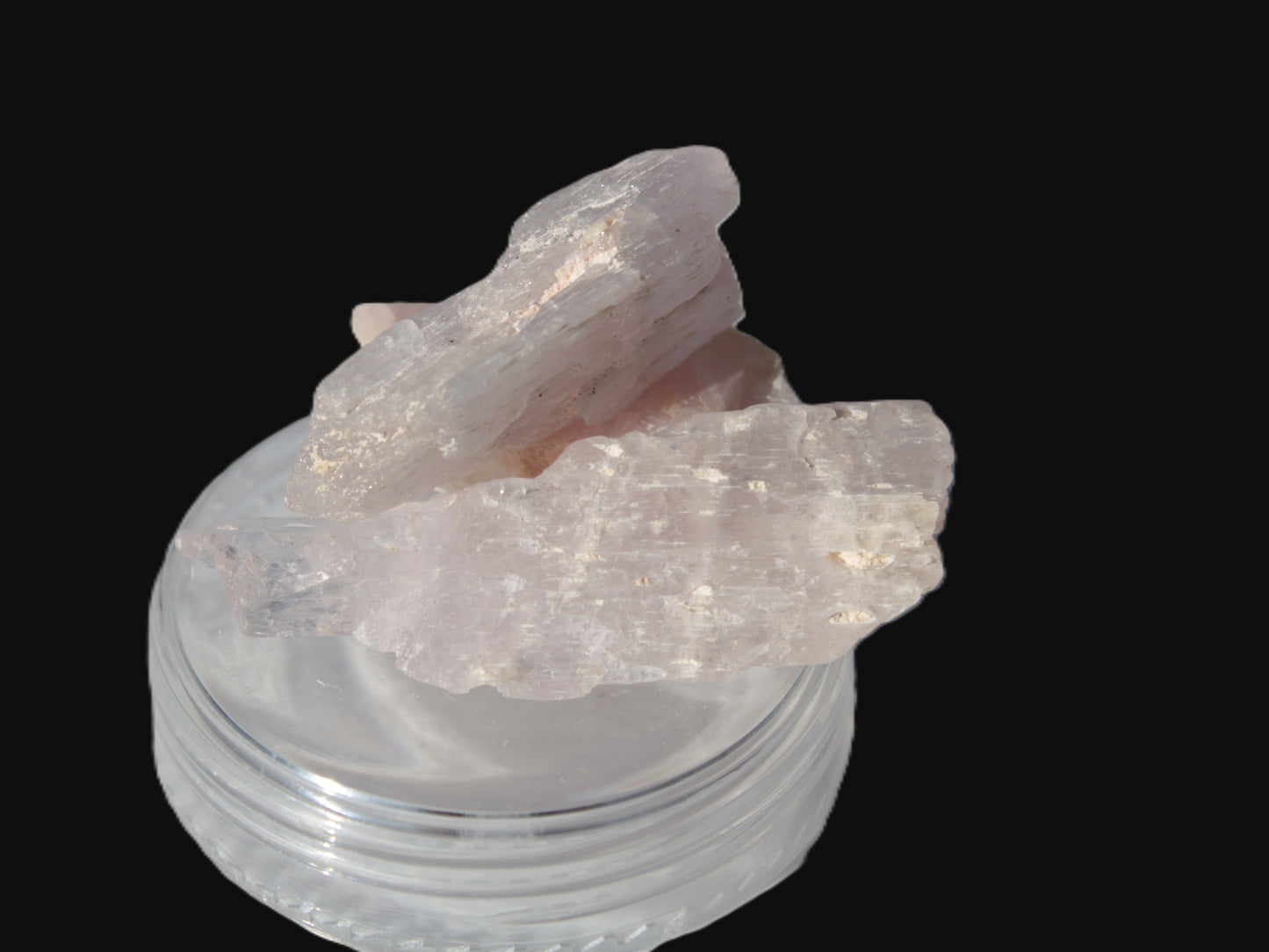 Lilac Kunzite 3 crystals from Afghanistan 28/44mm 78.5ct 15.7g Rocks and Things