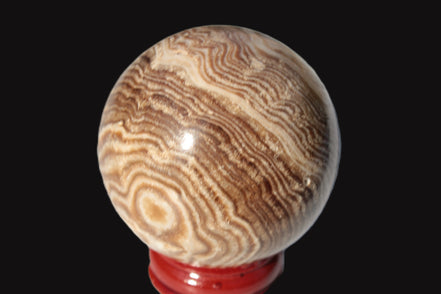 Chocolate Calcite sphere 49mm 171g Rocks and Things