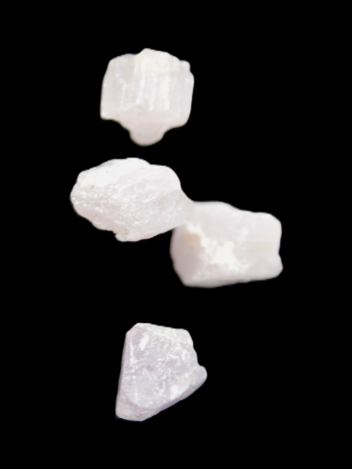 Soft Lilac Kunzite 4 crystals from Afghanistan 28.6ct 5.7g - Rocks and Things Store