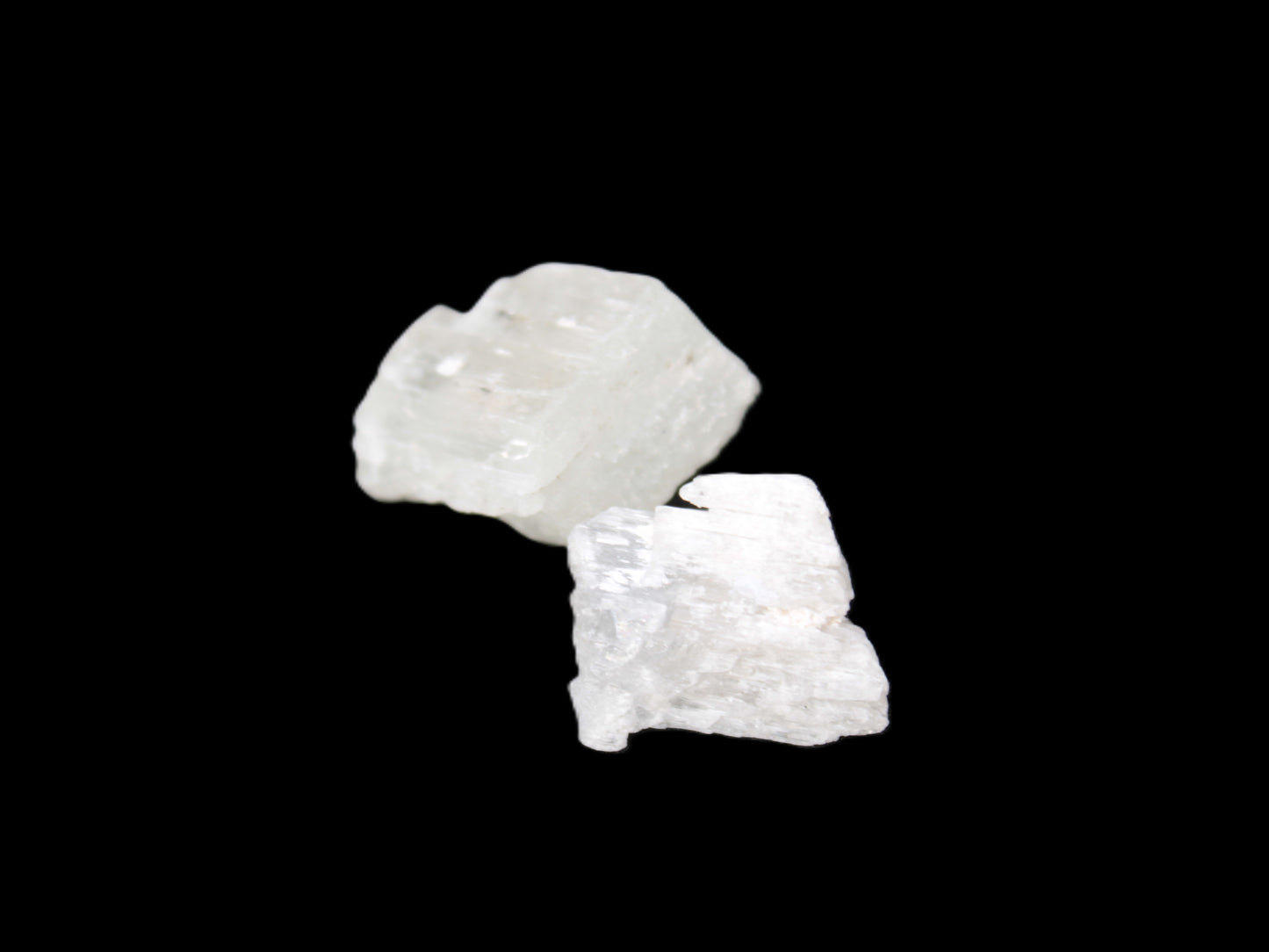 Clear Kunzite 2 crystals from Afghanistan 46.8ct 9.3g Rocks and Things