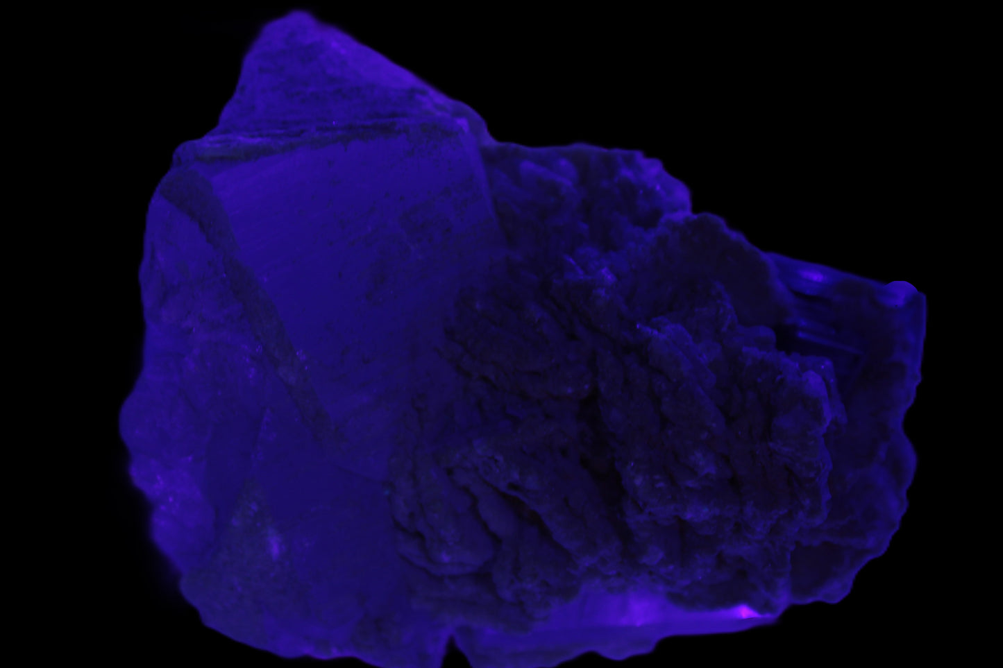 Large bi-colour terminated Green Tourmaline, Clear Aquamarine & Lepidolite on Calcite 118.9g Rocks and Things