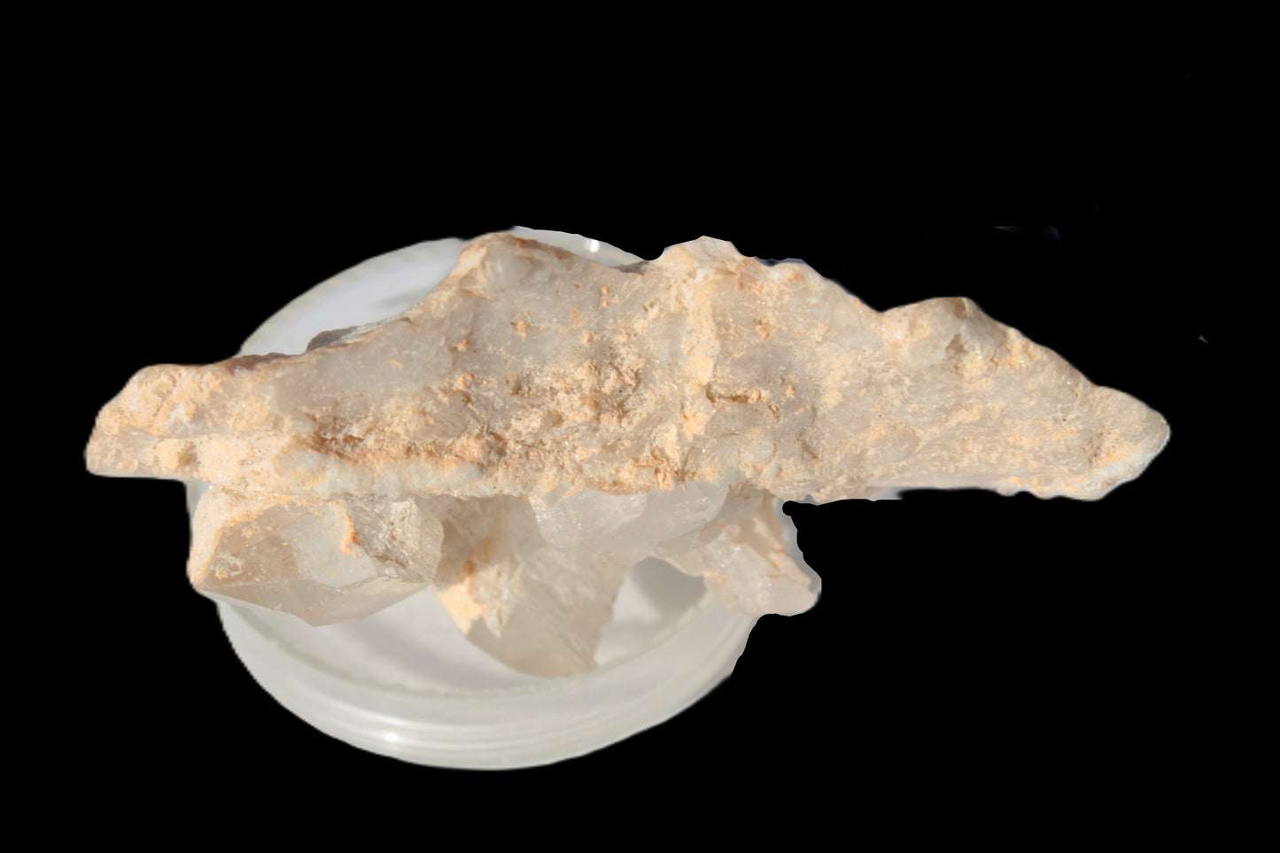 Clear Quartz crystals (Isis face) on flat Calcite/Mica matrix from Afghanistan 170.6ct 34.1g Rocks and Things