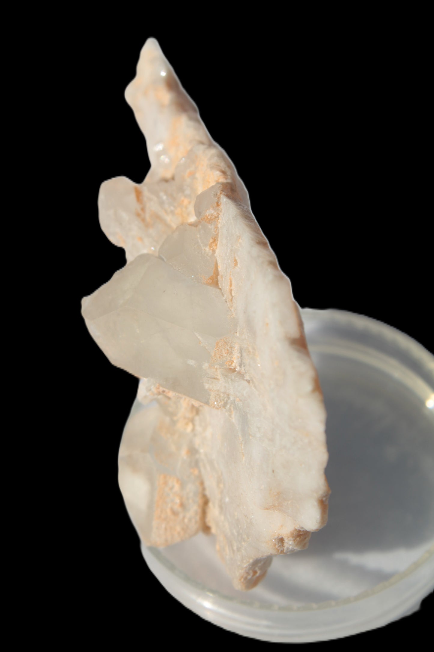 Clear Quartz crystals (Isis face) on flat Calcite/Mica matrix from Afghanistan 170.6ct 34.1g Rocks and Things