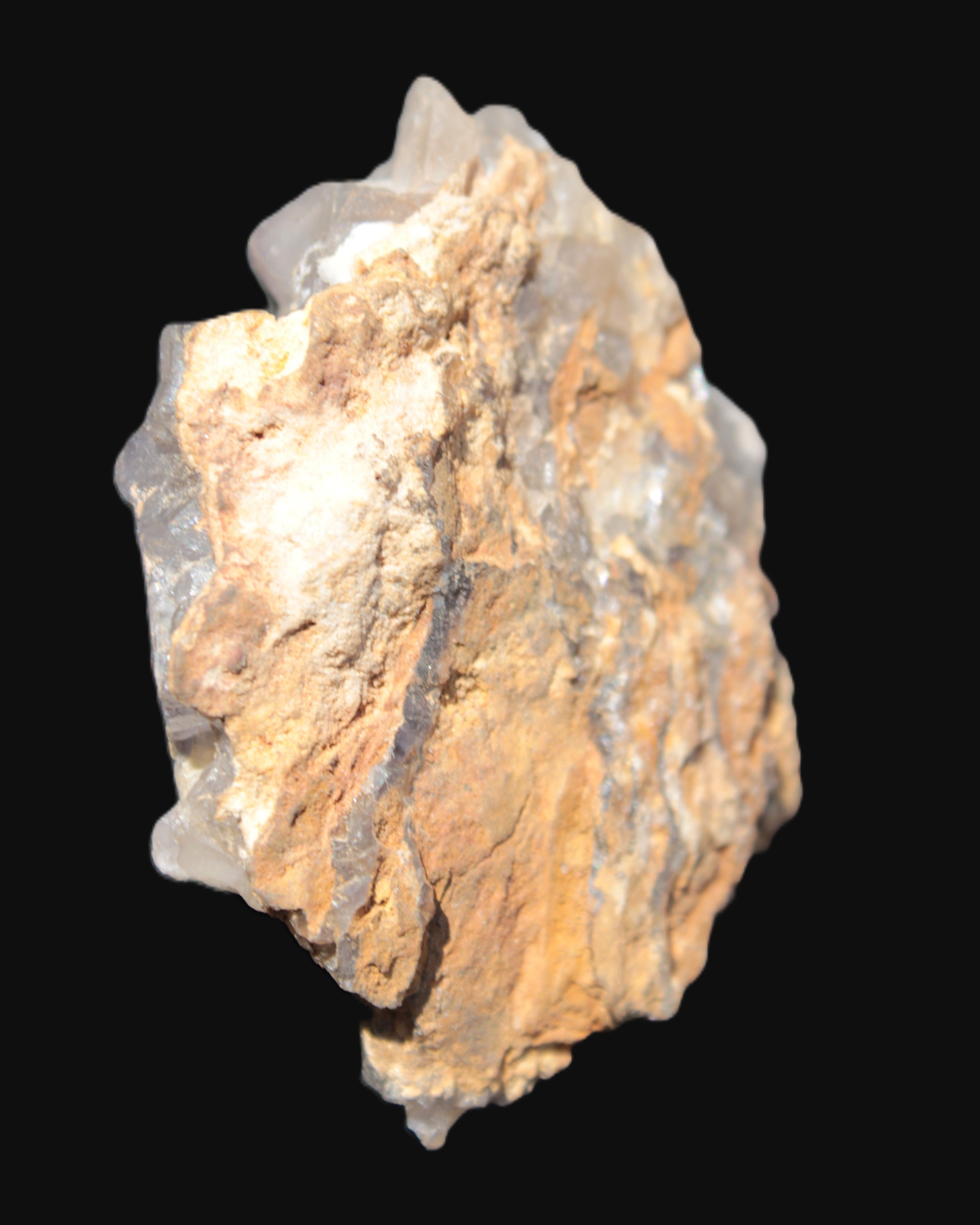 Clear Fluorite cubic cluster 86g in sunlight - Rocks and Things Store