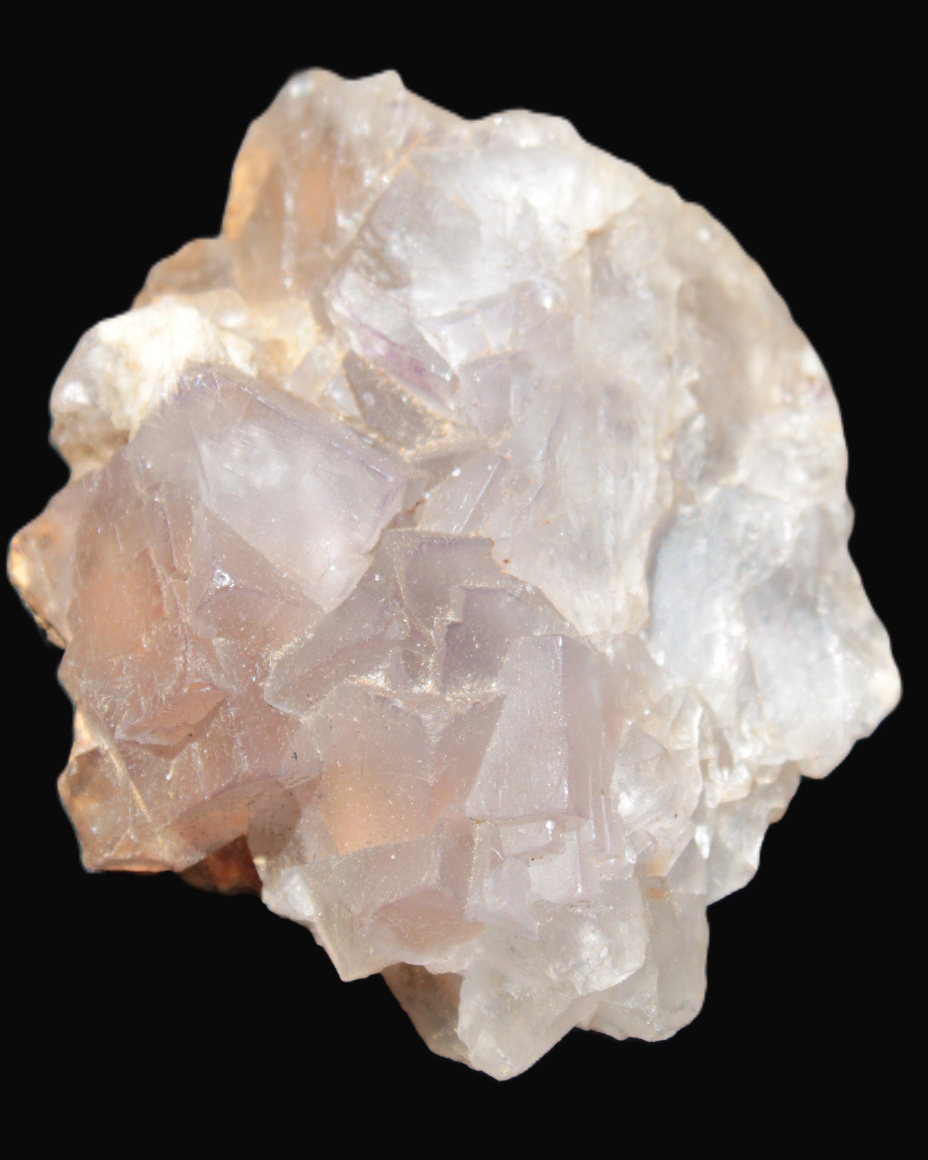 Clear Fluorite cubic cluster 86g in sunlight - Rocks and Things Store