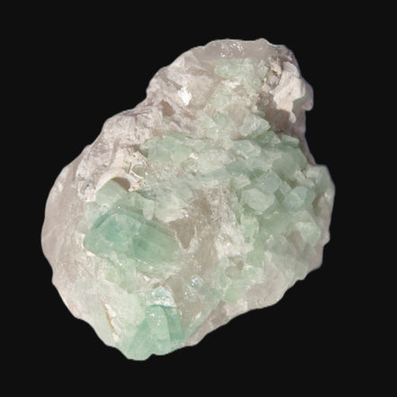 Soft Green Tourmaline cluster on matrix from Afghanistan 116.6ct 23.3g in sunlight -  Rocks and Things Store