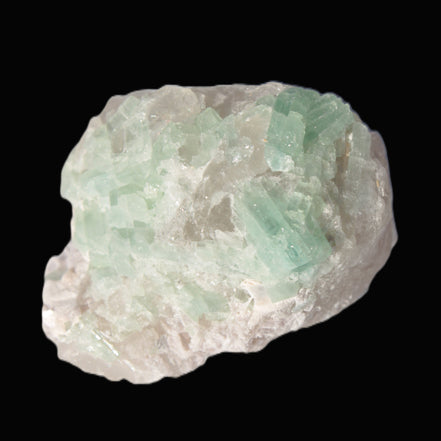 Soft Green Tourmaline cluster on matrix from Afghanistan 116.6ct 23.3g in sunlight - Rocks and Things Store