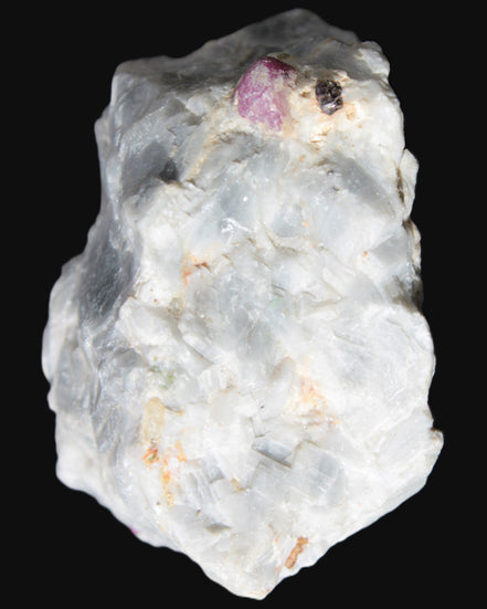 Ruby UV reactive with Muscovite in Marble 343ct 68.6g Rocks and Things