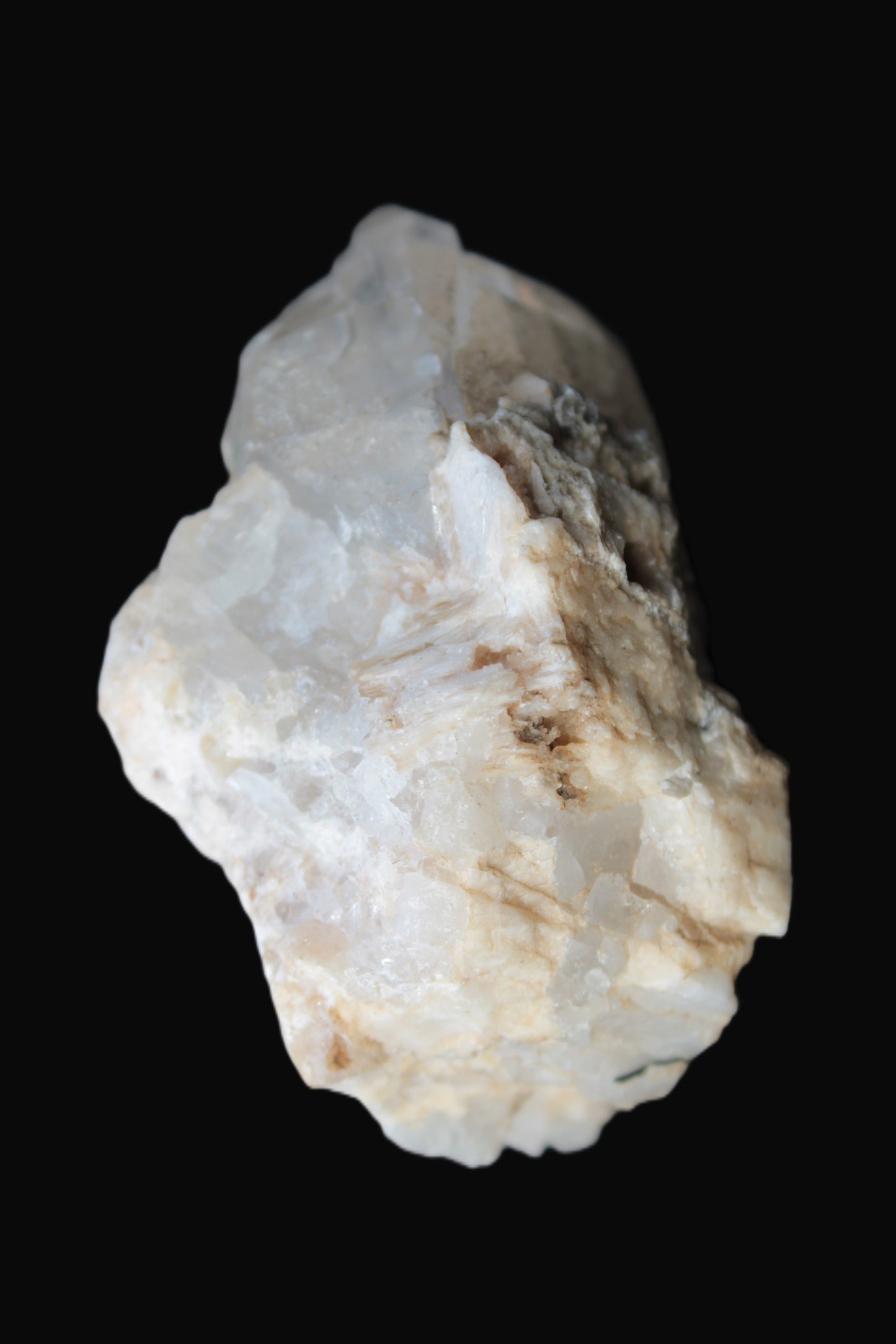 Elestial double-terminated Quartz with Aquamarine, Elbaite & Kunzite crystals on matrix 70mm 845ct 169g - Rocks and Things Store