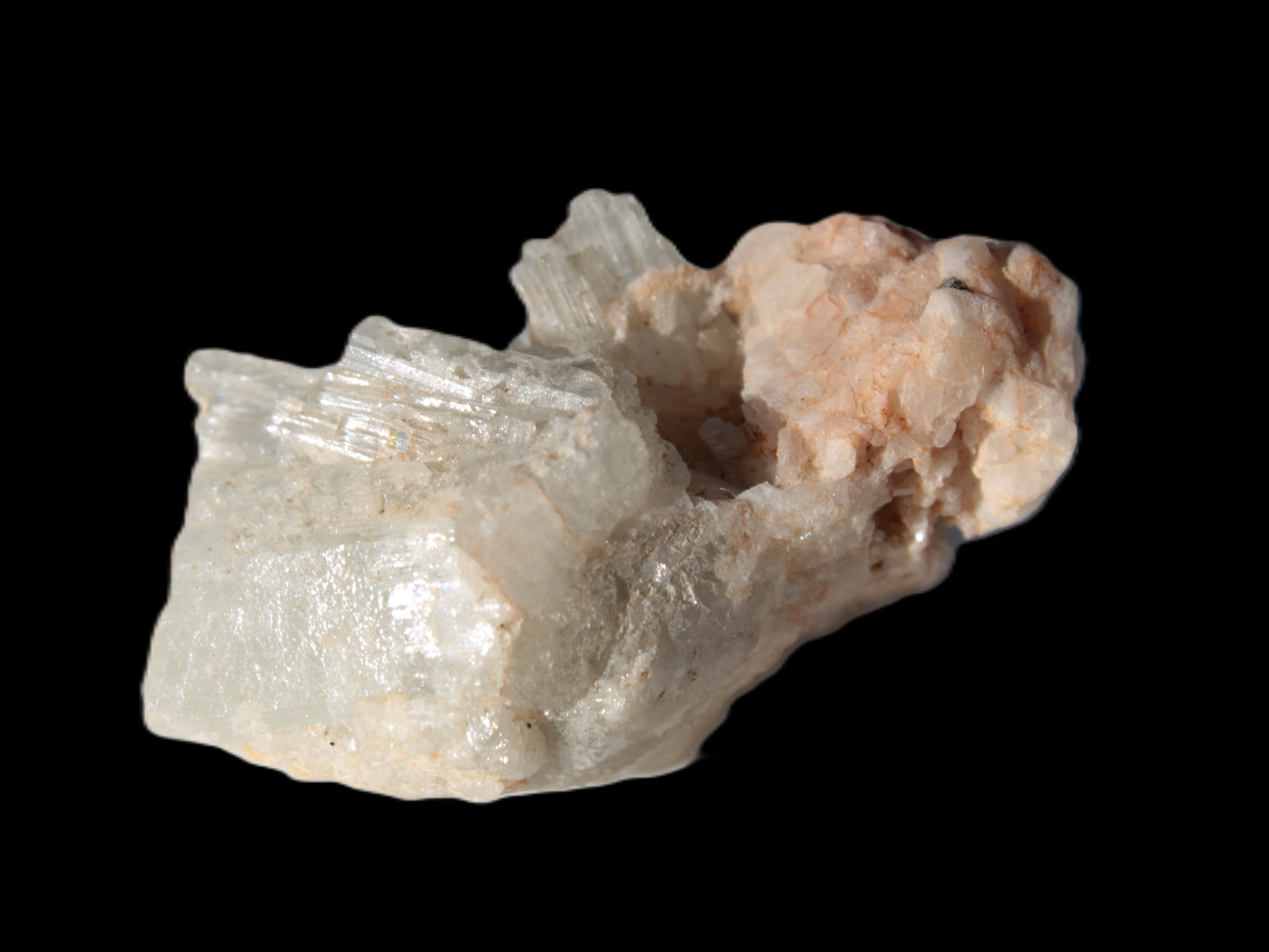 Light Green Tourmaline cluster with Feldspar matrix 72.2ct 14.5g Rocks and Things