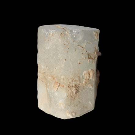 Terminated Aquamarine with Feldspar & Mica matrix 28mm 94.5ct 18.9g in sunlight - Rocks and Things Store