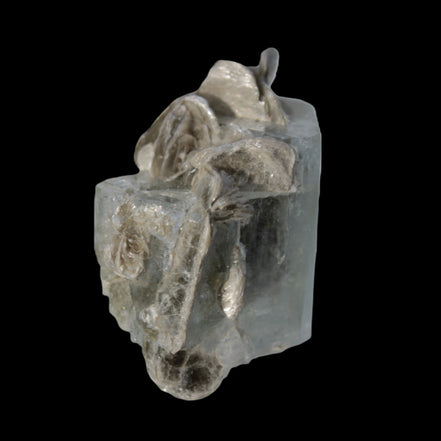 Terminated Clear Aquamarine crystal cluster with Mica 30mm 118.7ct 23.7g  - Rocks and Things Store