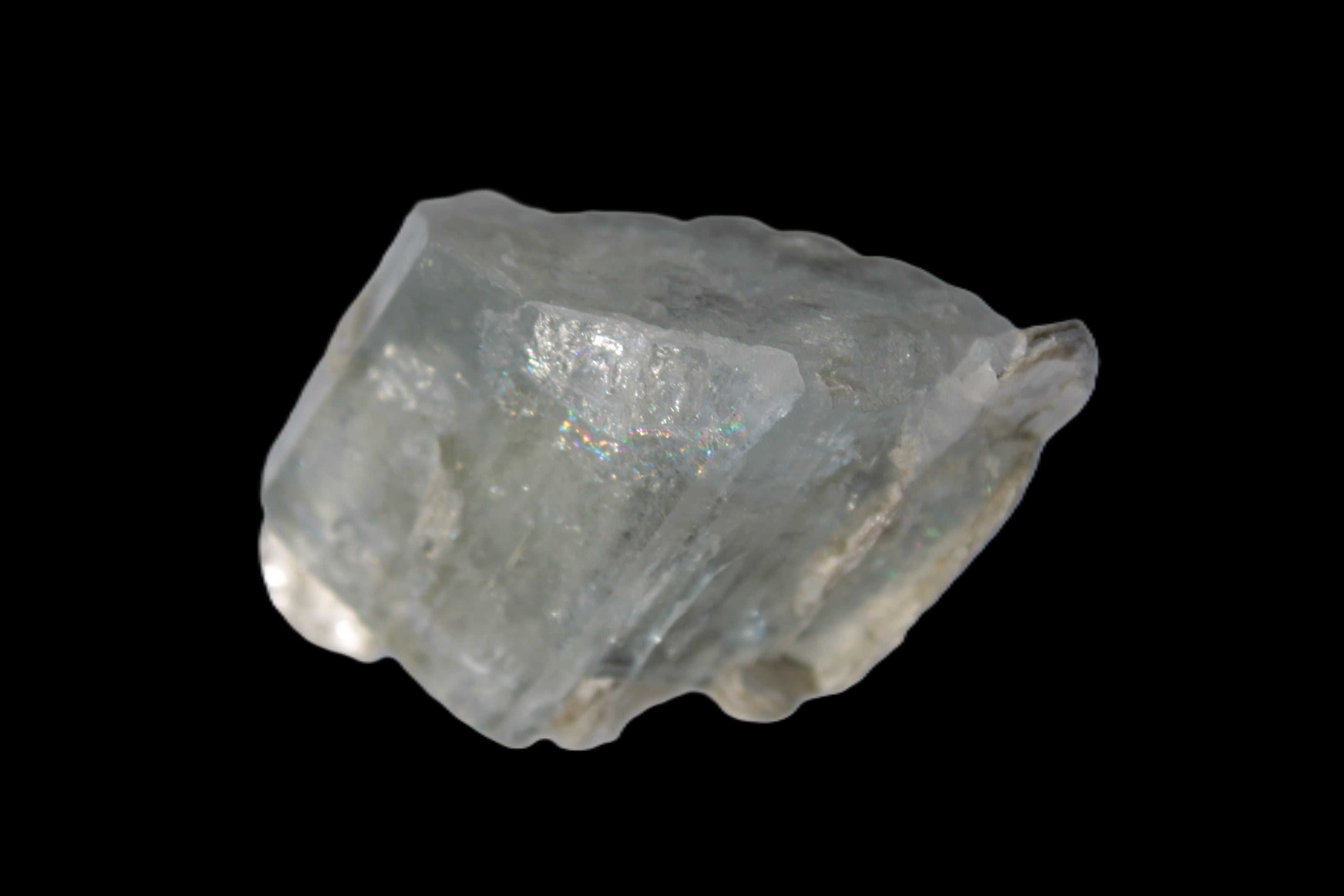 Terminated Clear Aquamarine crystal cluster with Mica 30mm 118.7ct 23.7g Rocks and Things