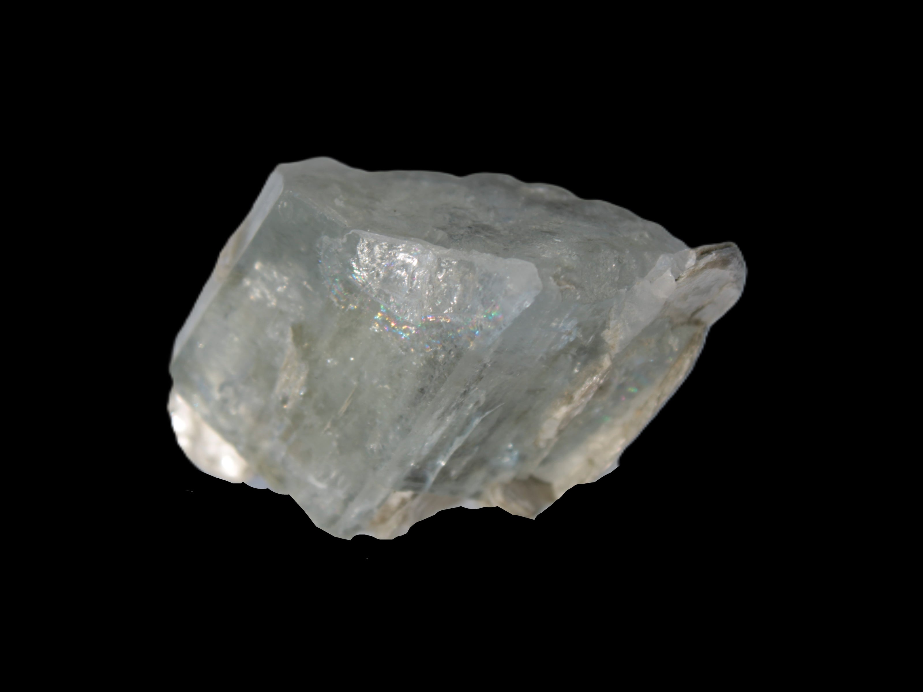 Terminated Clear Aquamarine crystal cluster with Mica 30mm 118.7ct 23.7g Rocks and Things