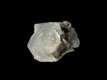 Terminated Clear Aquamarine crystal cluster with Mica 30mm 118.7ct 23.7g Rocks and Things