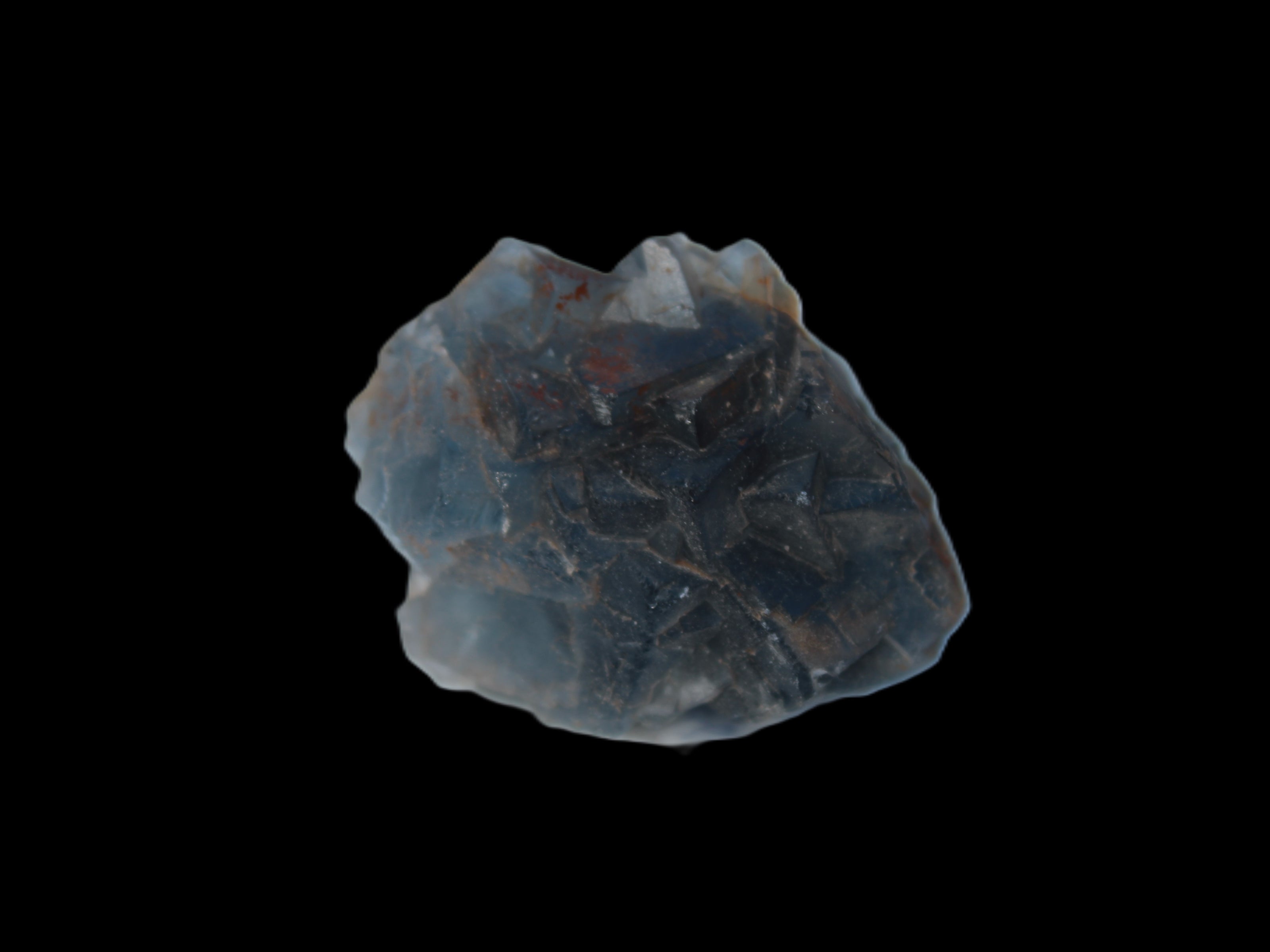 Blue cubic Fluorite 219.3ct 43.8g Rocks and Things