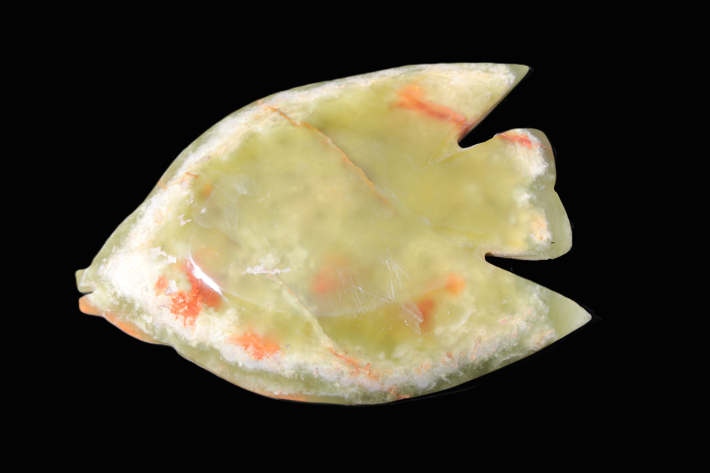 Bird-in-flight Afghan Jade hand-carved platter 448g Rocks and Things