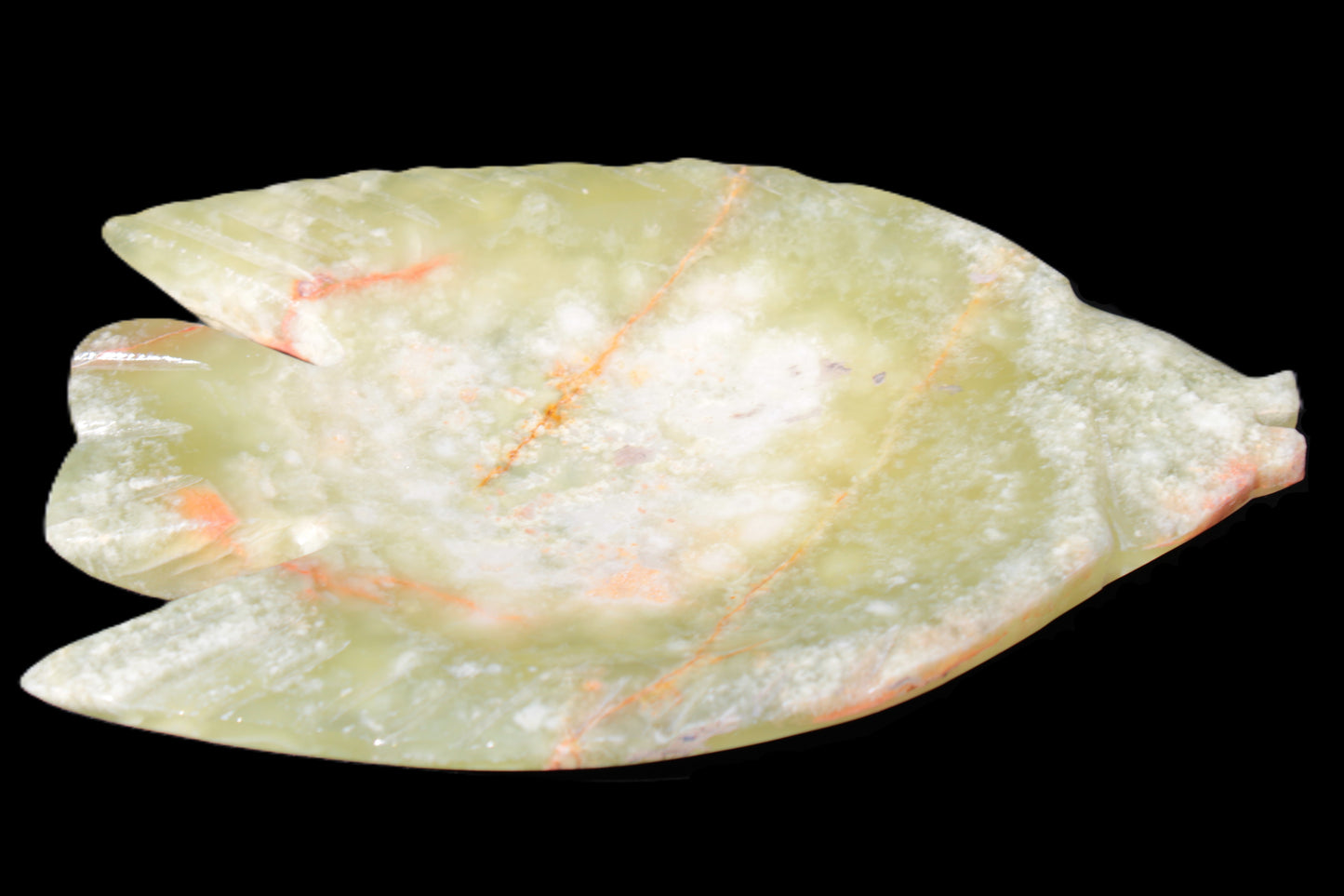 Bird-in-flight Afghan Jade hand-carved platter 448g Rocks and Things