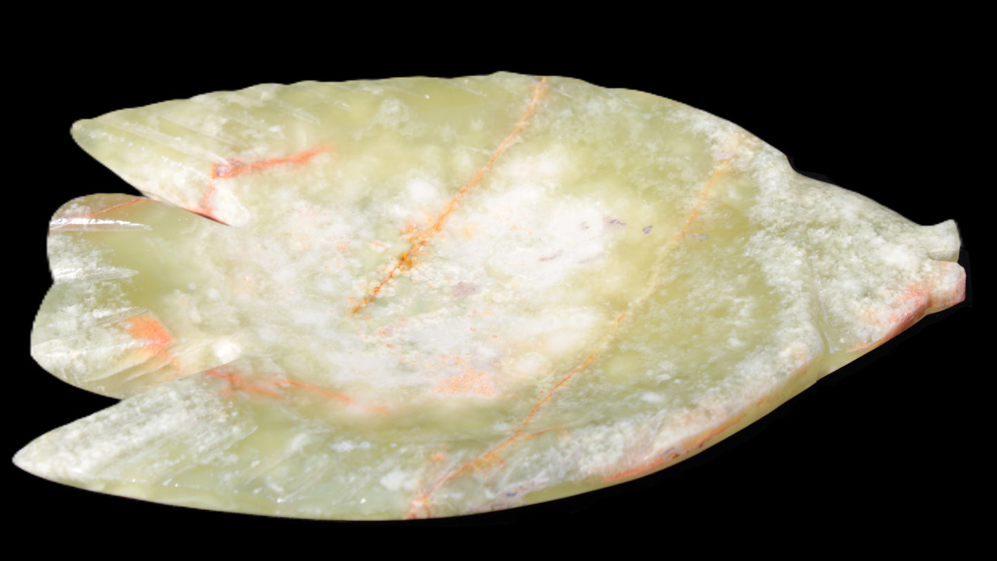 Bird-in-flight Afghan Jade hand-carved platter 448g Rocks and Things