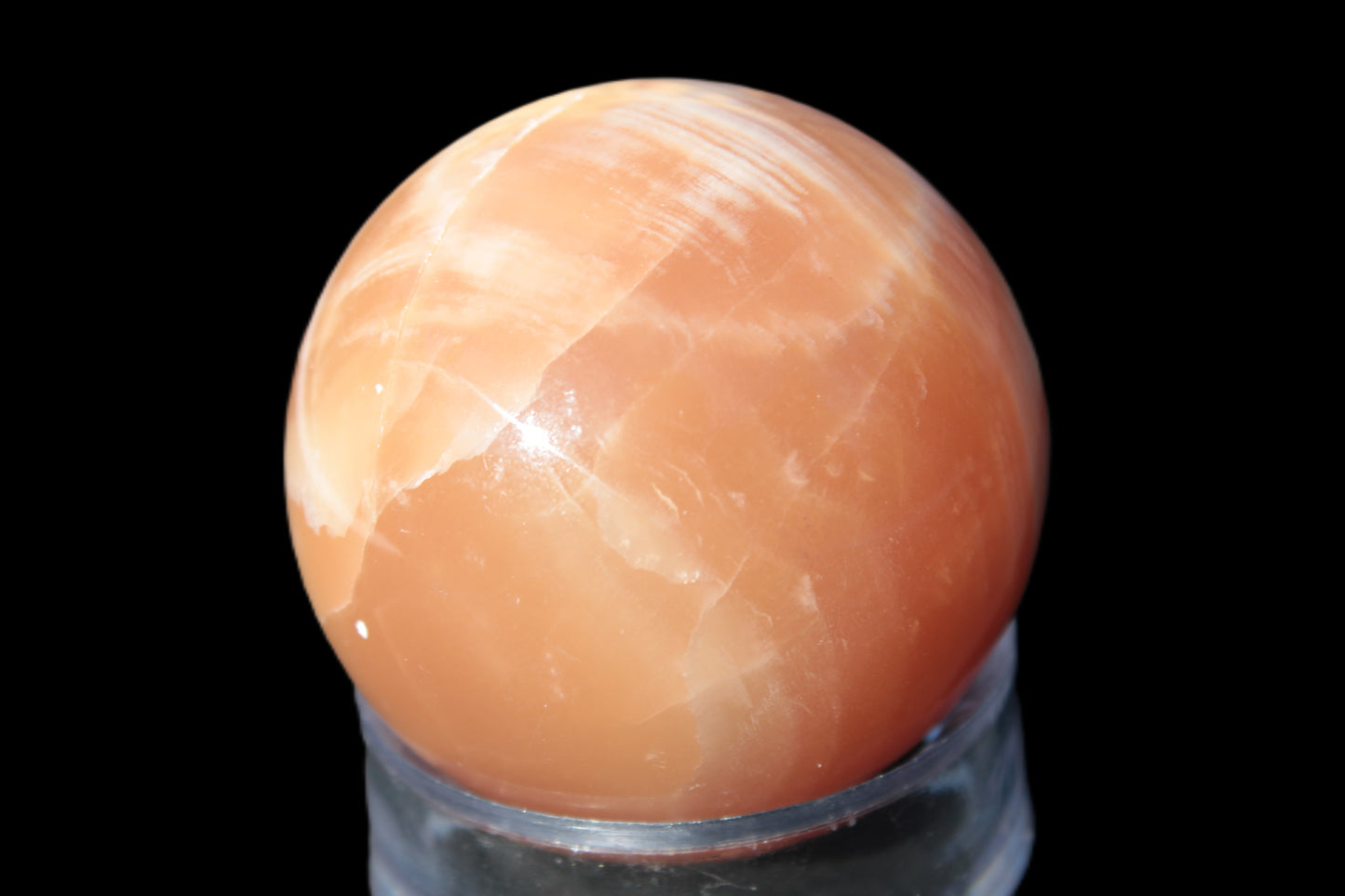 Honey Calcite sphere 48mm 175g Rocks and Things
