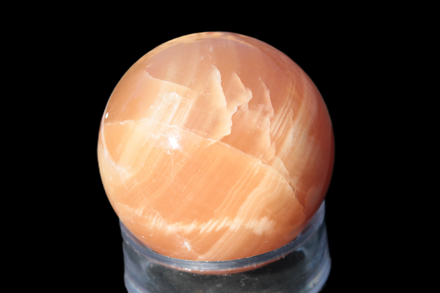 Honey Calcite sphere 48mm 175g Rocks and Things