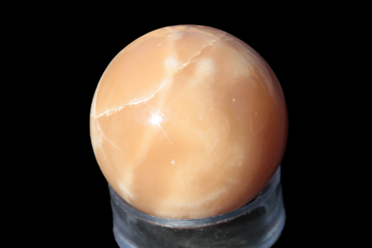 Honey Calcite sphere 48mm 175g Rocks and Things