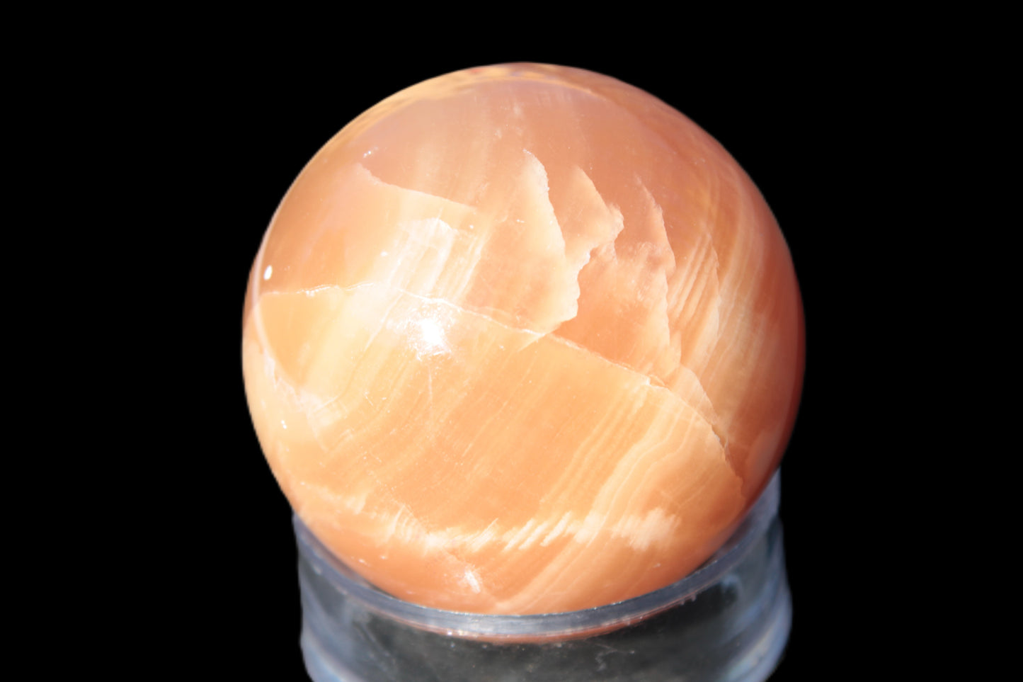Honey Calcite sphere 48mm 175g Rocks and Things