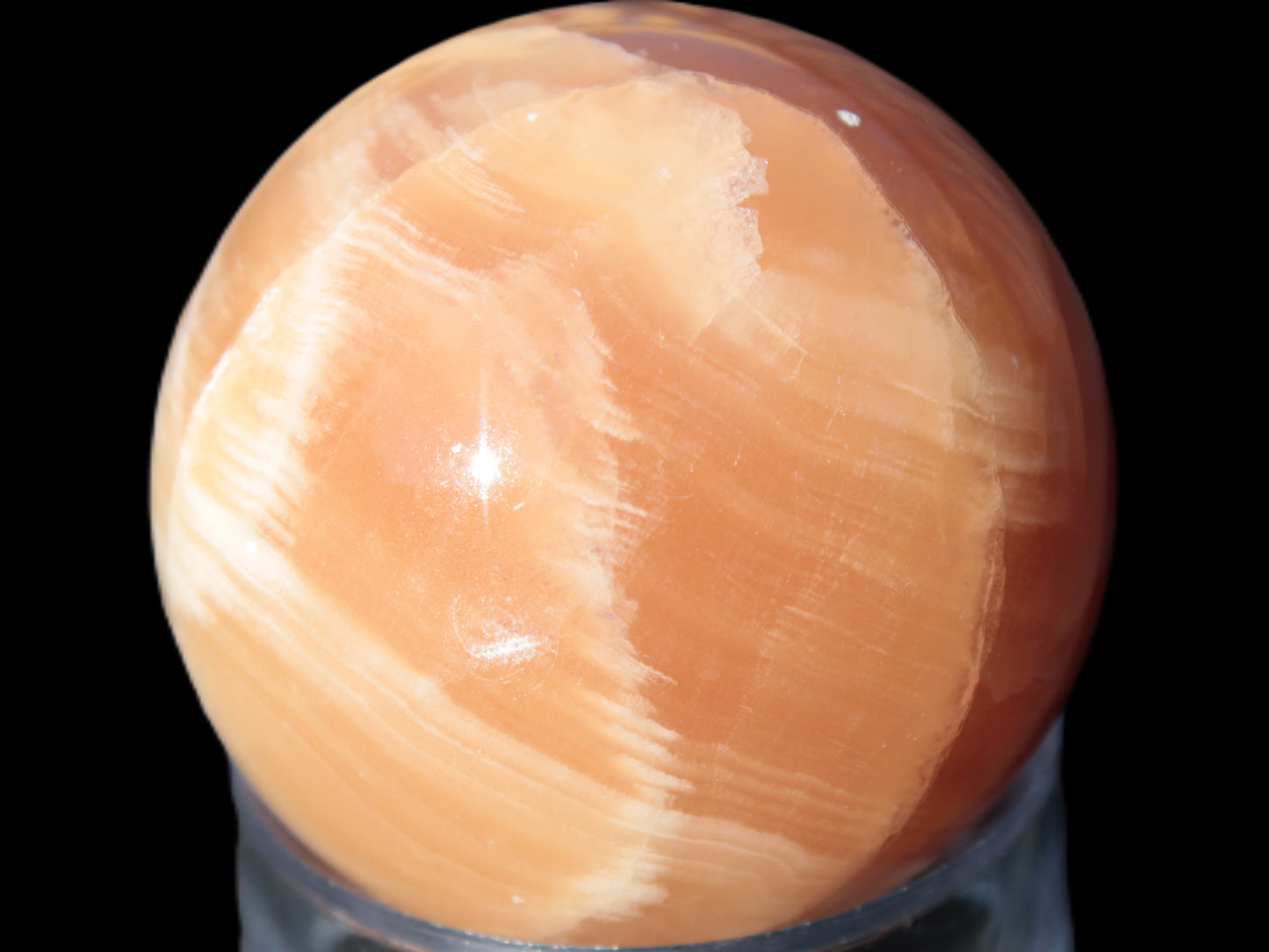 Honey Calcite sphere 48mm 175g Rocks and Things