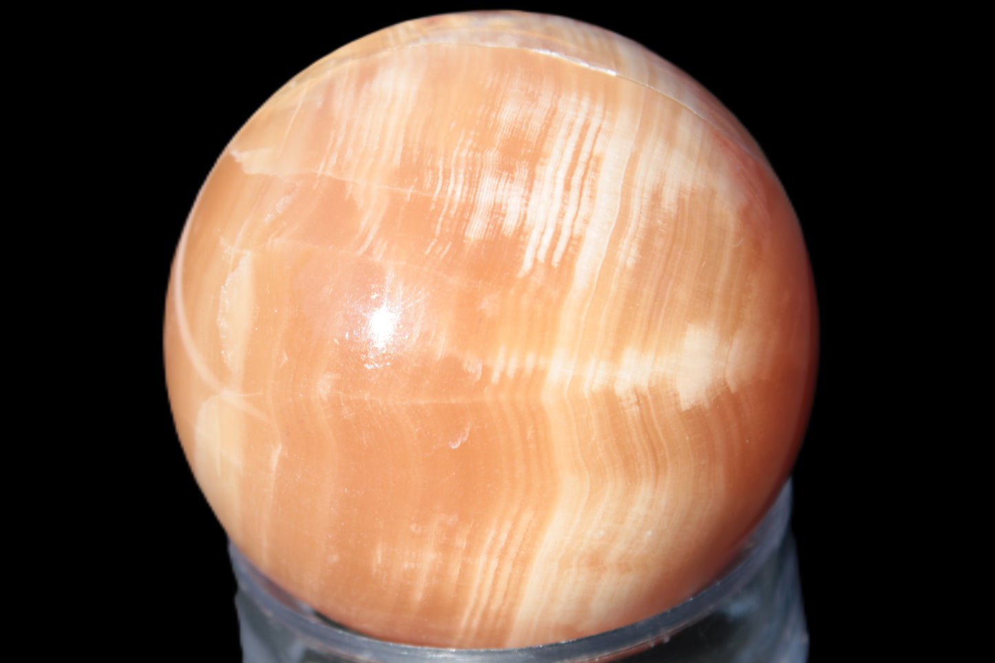Honey Calcite sphere 48mm 175g Rocks and Things