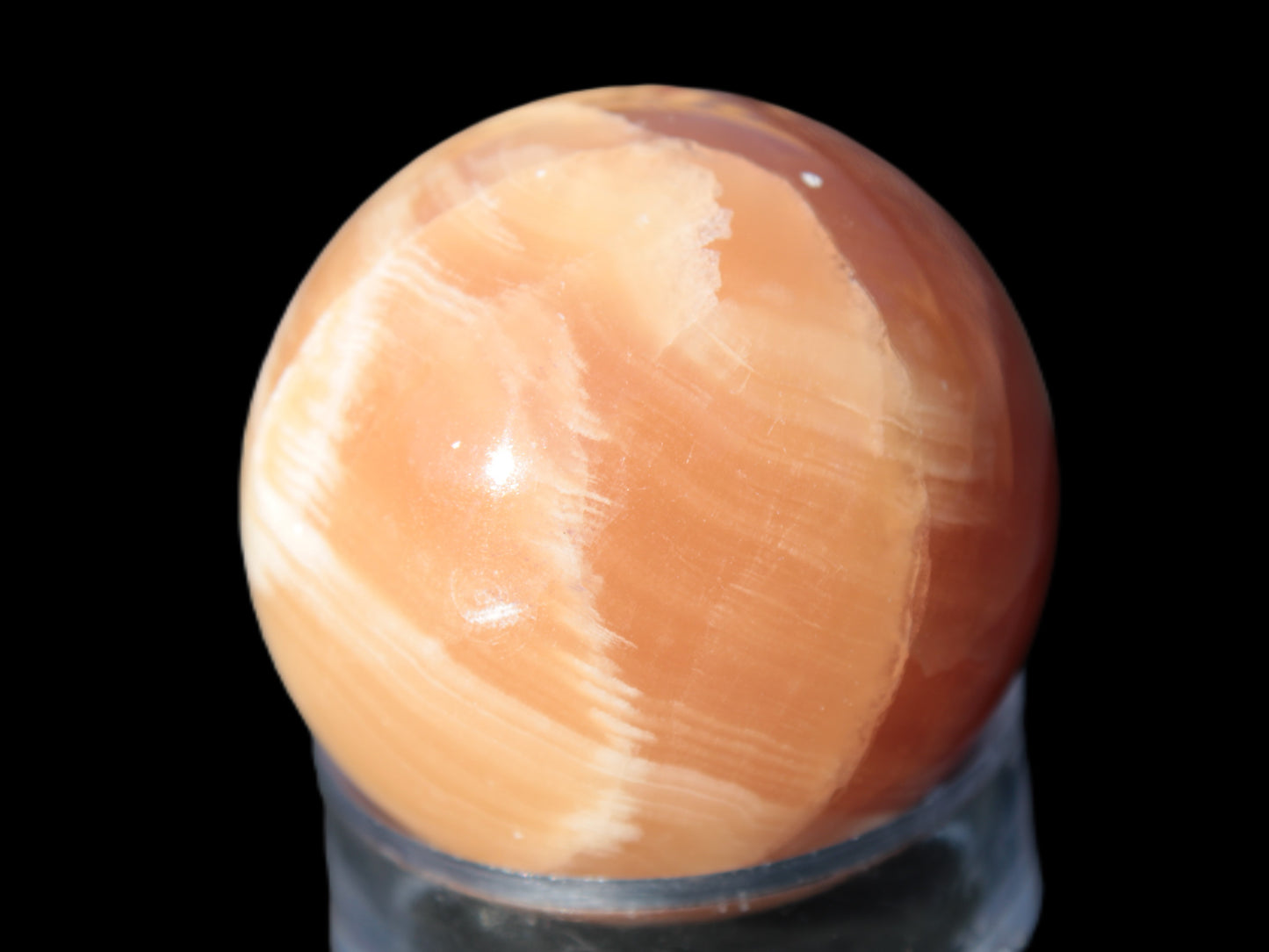 Honey Calcite sphere 48mm 175g Rocks and Things