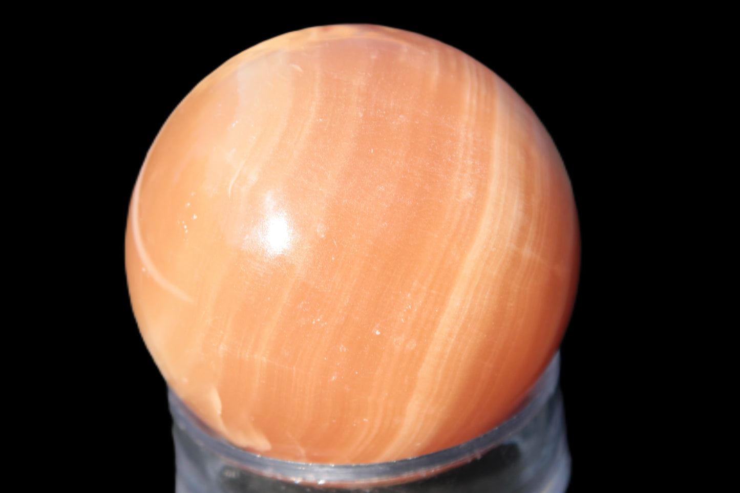 Honey Calcite sphere 48mm 175g Rocks and Things