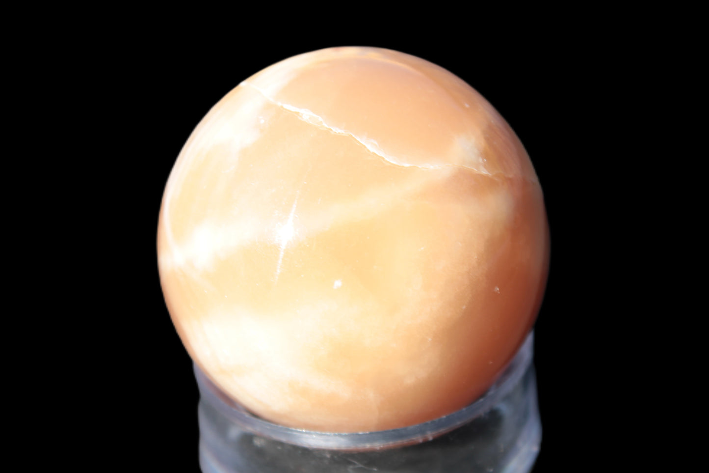 Honey Calcite sphere 48mm 175g Rocks and Things