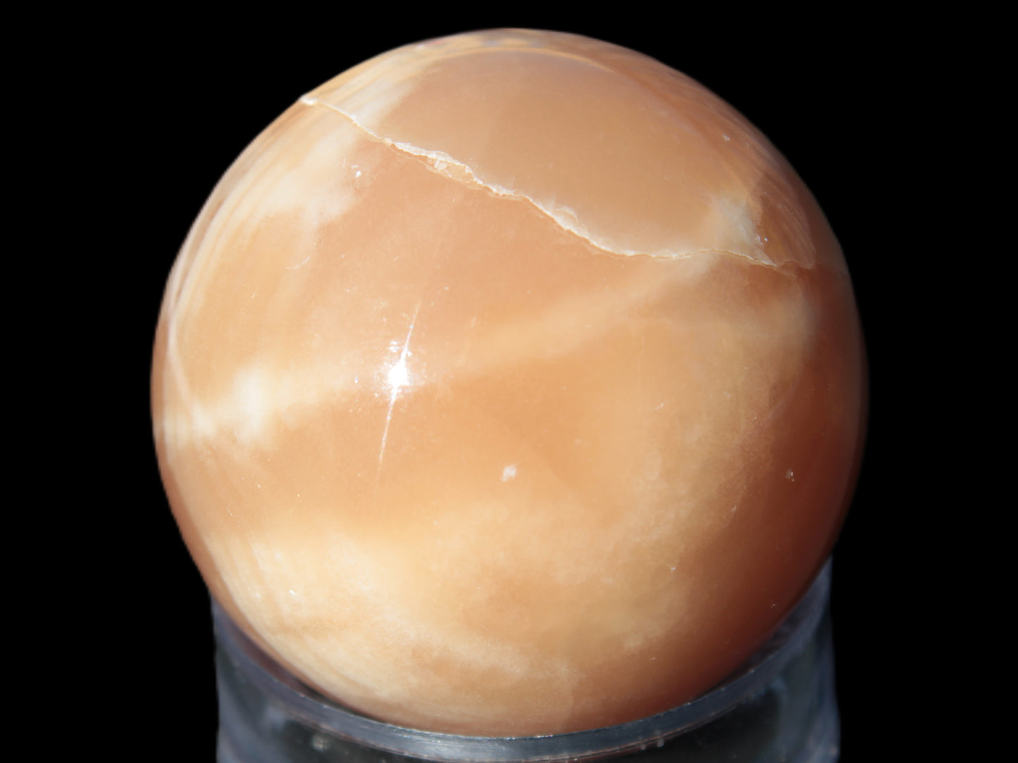 Honey Calcite sphere 48mm 175g Rocks and Things
