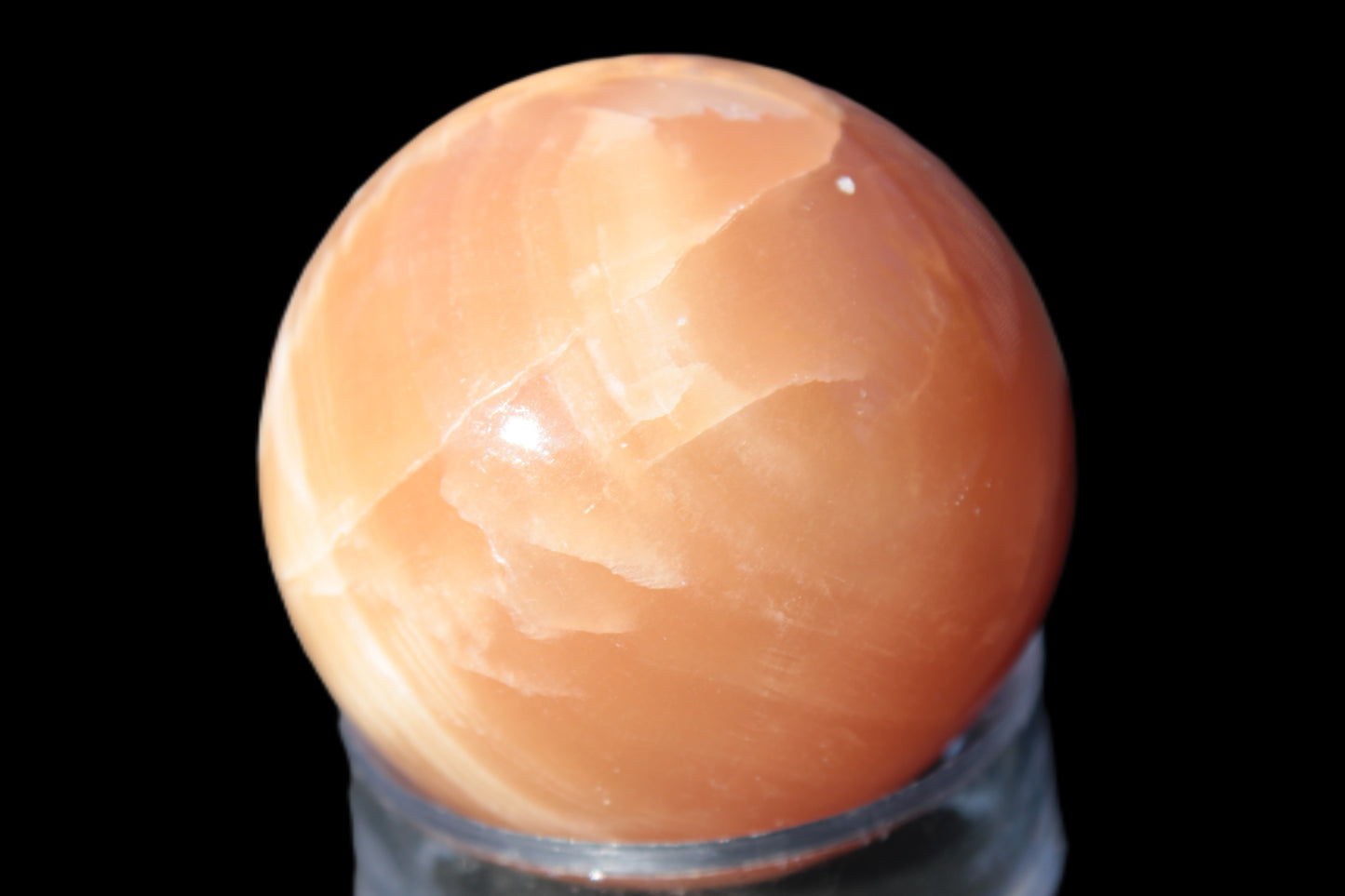 Honey Calcite sphere 48mm 175g Rocks and Things