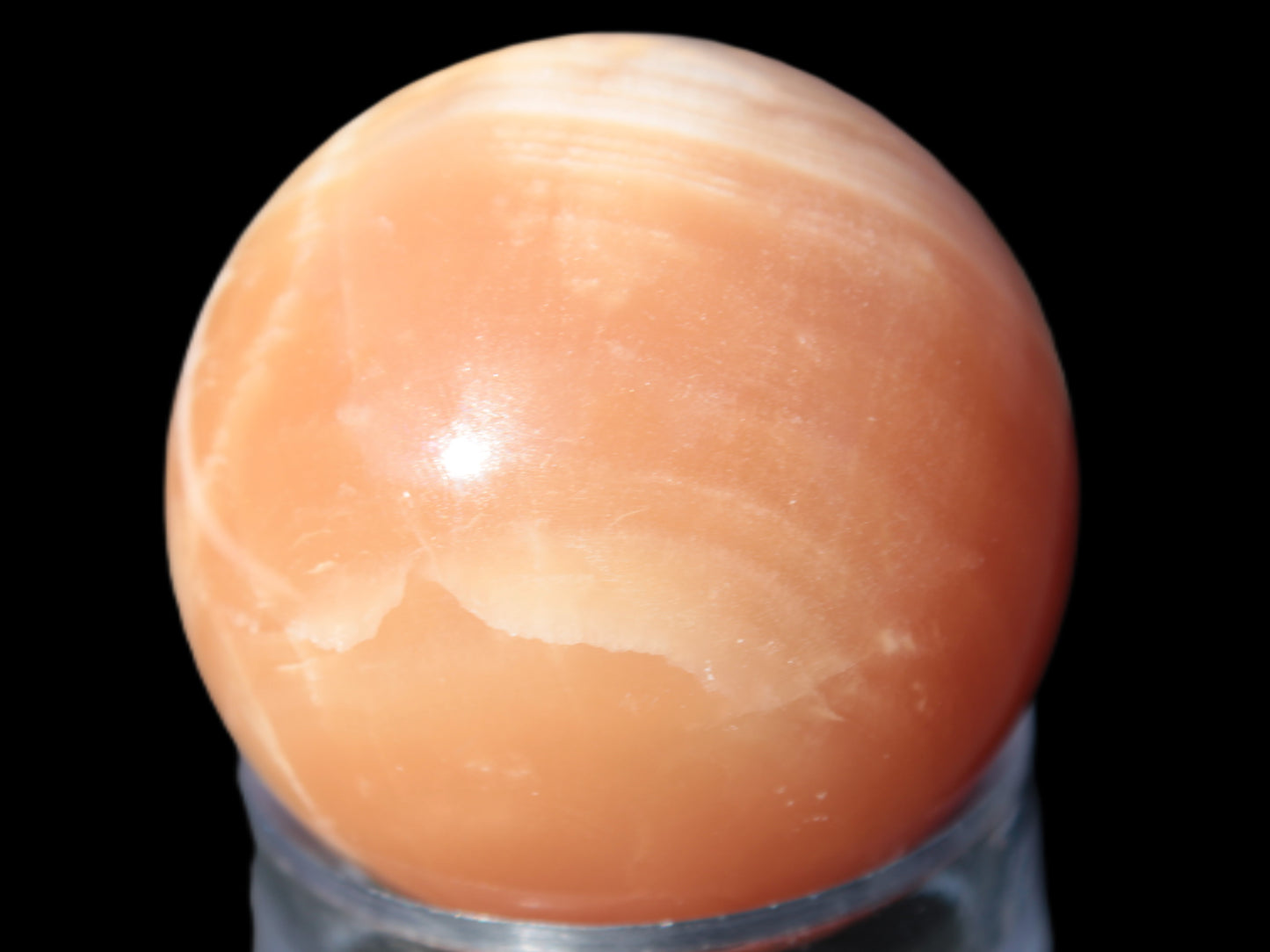 Honey Calcite sphere 48mm 175g Rocks and Things