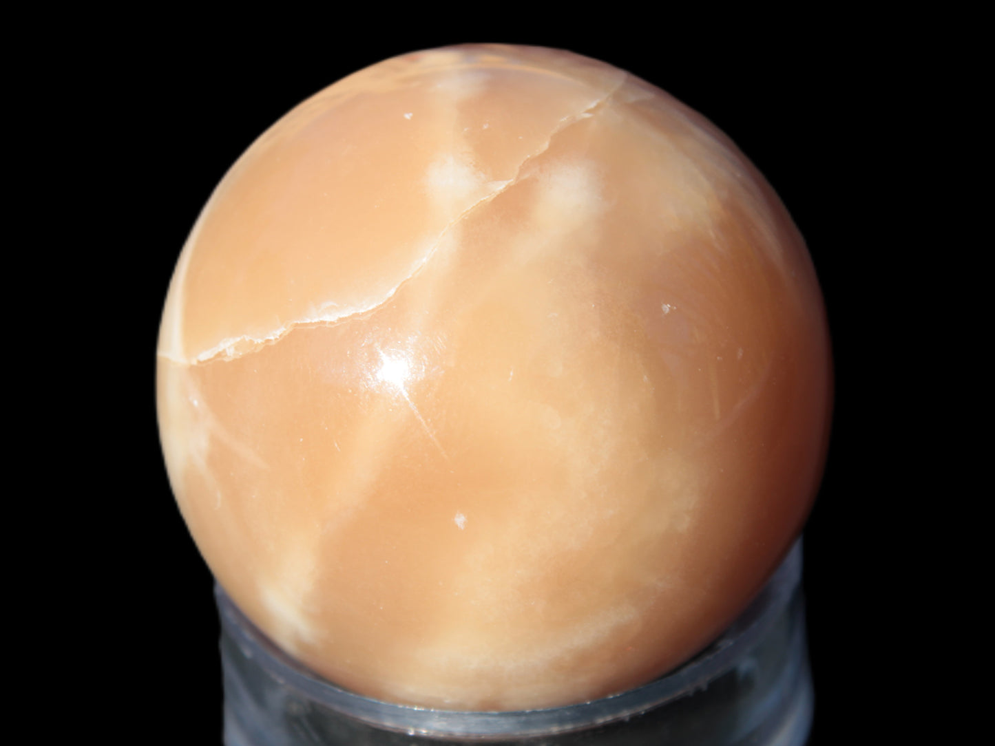 Honey Calcite sphere 48mm 175g Rocks and Things